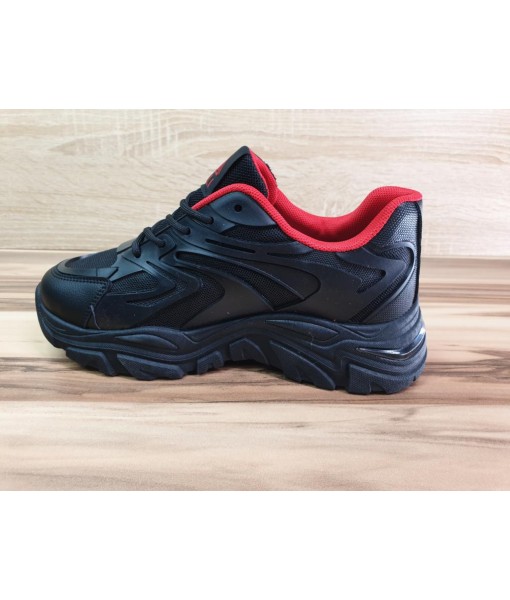 Женские демисезонны кроссовки текстиль черные