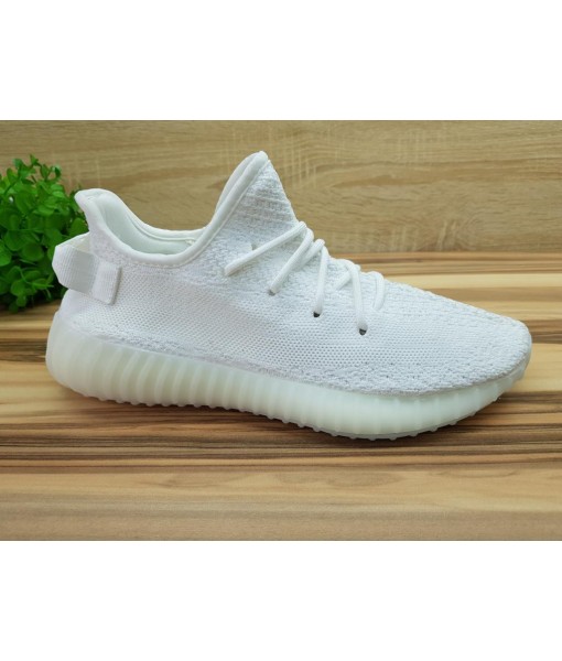 Мужские демисезонные кроссовки YEEZI текстиль белые