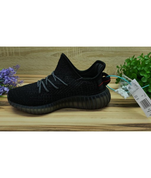 Женские демисезонные кроссовки YEEZY текстиль черные