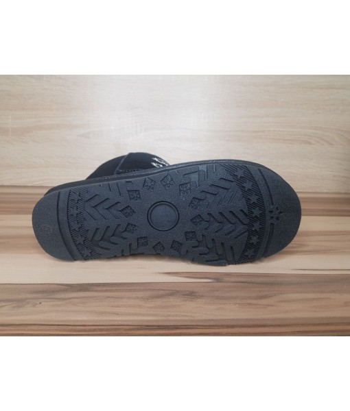 Угги чёрные "Chanel" чёрный задник